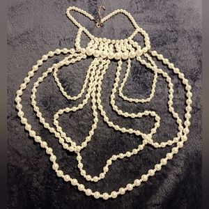 Pearl body necklace